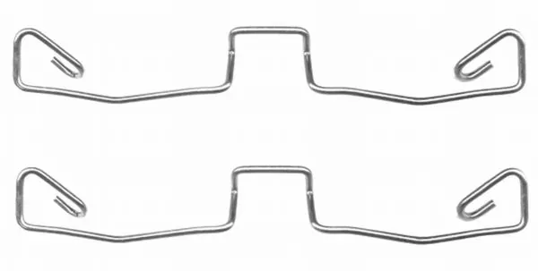Juego de resortes de sujeción de pastillas de freno delanteras Audi A6 C5