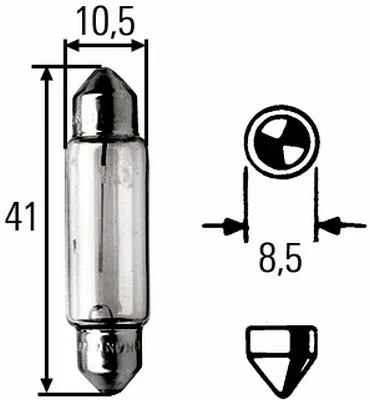 Bombilla 8GM002091131 HELLA