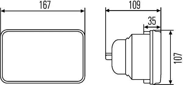 Faro antiniebla izquierdo y derecho 1KB003177061 HELLA