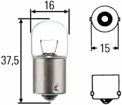 Bombilla HELLA 8GA002071353
