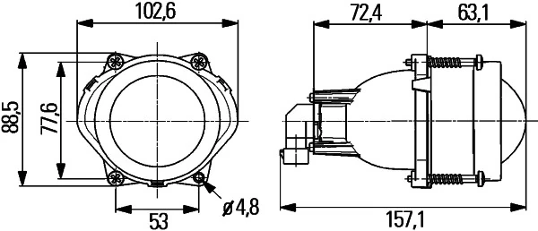 Faro antiniebla izquierdo / derecho Ford Transit (E)