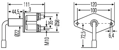 Interruptor de masa HELLA 6EK001559001