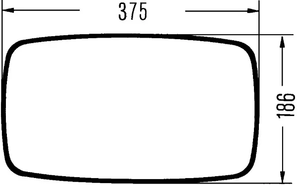Retrovisor 8SB501156031 HELLA
