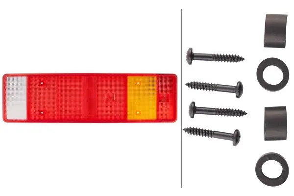 Cristal de luz trasera 93161844 Fiat/Alfa/Lancia