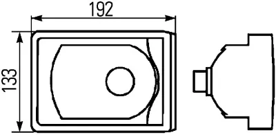 Piloto de marcha atrás HELLA 2ZR008805041