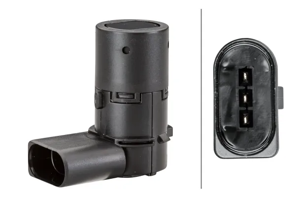 Sensor de aparcamiento delantero lateral 6PX358141031 HELLA
