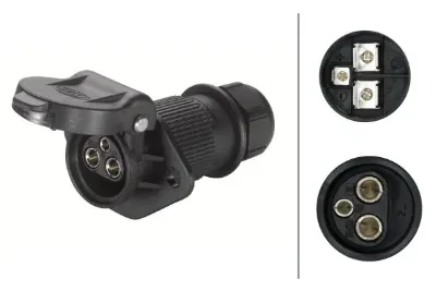 Toma eléctrica del remolque HELLA 8JB001933042