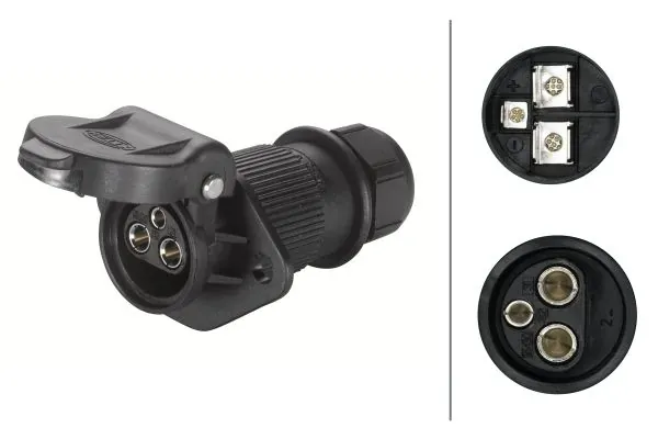 Toma eléctrica del remolque 8JB001933042 HELLA