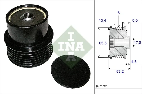 Polea alternador 535019510 INA