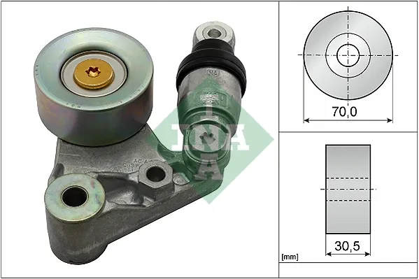 Tensor de correa poli V 534062910 INA