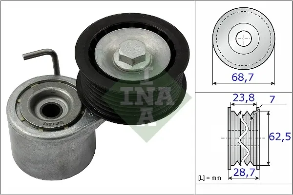Tensor de correa poli V 534048710 INA