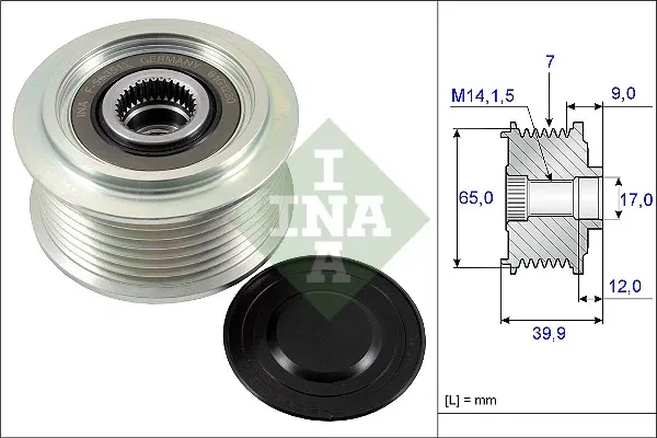 Polea alternador ZN5598 ERA Benelux