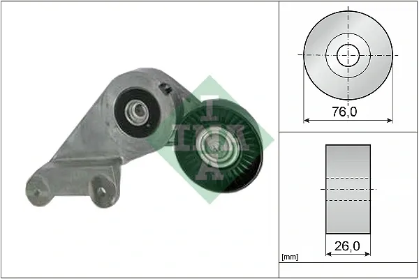 Tensor de correa poli V 534013330 INA