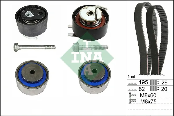 Kit de distribución 530076710 INA