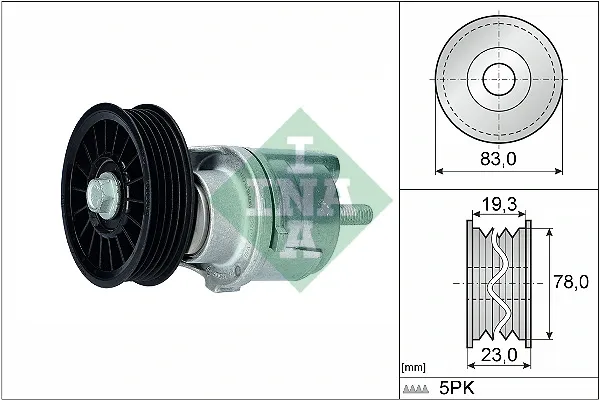 Tensor de correa poli V 534018510 INA