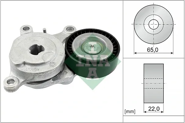 Tensor de correa poli V 534057510 INA