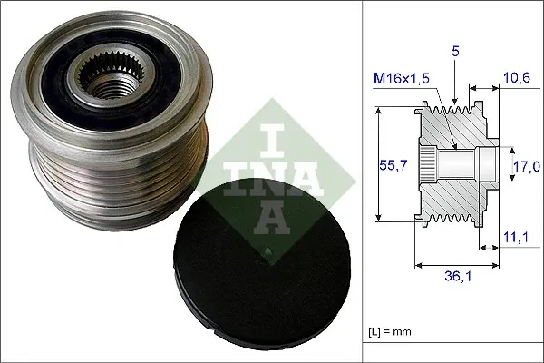 Polea alternador 535016110 INA