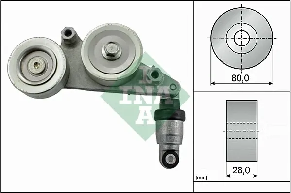 Tensor de correa poli V 534041510 INA