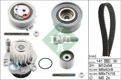Kit de correa de distribución INA 530046330