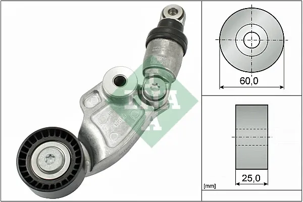 Tensor de correa poli V 533012810 INA