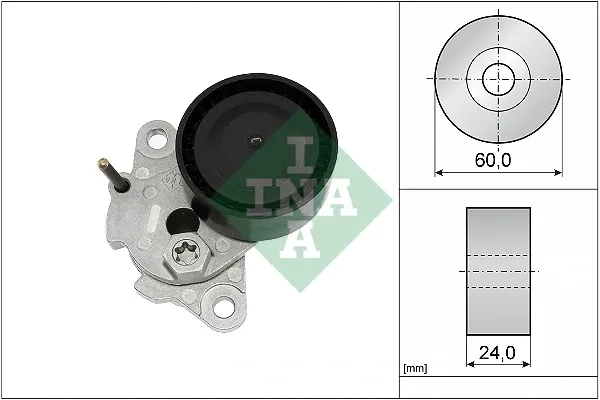 Tensor de correa poli V 534051010 INA