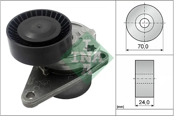 Tensor de correa poli V 534010310 INA