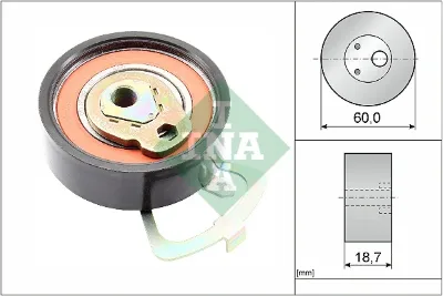 Rodillo tensor de la correa de distribución INA 531033910