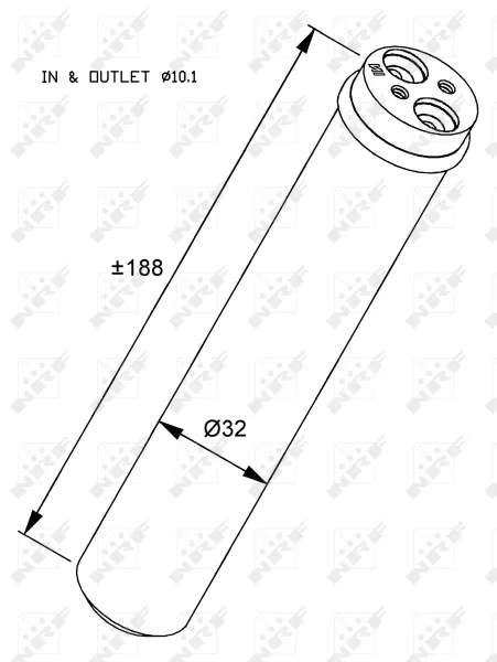 Filtro deshidratador 33284 NRF