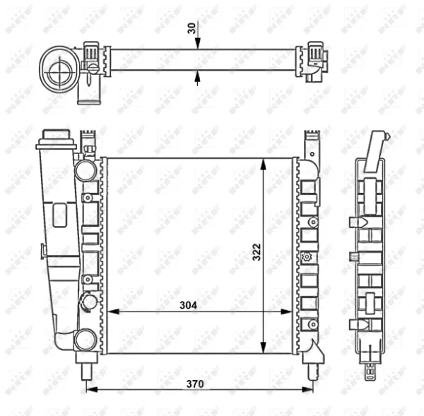 Radiador BM125 Magneti Marelli