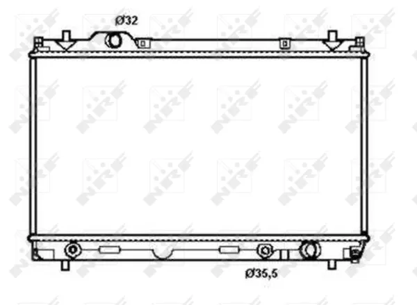 Radiador 50256 NRF