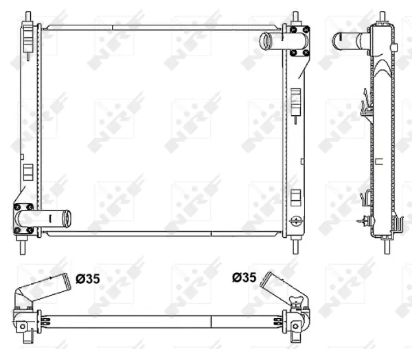 Radiador 53061 NRF