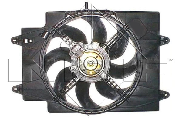 Difusor de radiador, ventilador de refrigeración, condensador del aire acondicionado, completo con motor y rodete Alfa Romeo GT (937)