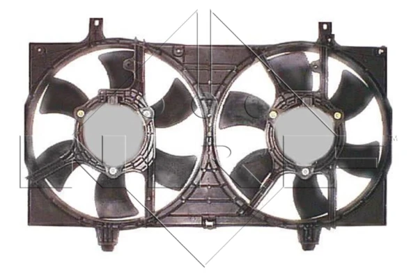 Ventilador (rodete +motor) refrigeración del motor con electromotor completo Nissan Almera 2 (N16)