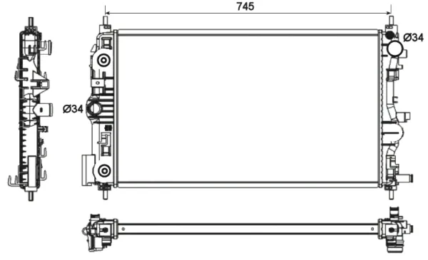 Radiador 53131 NRF