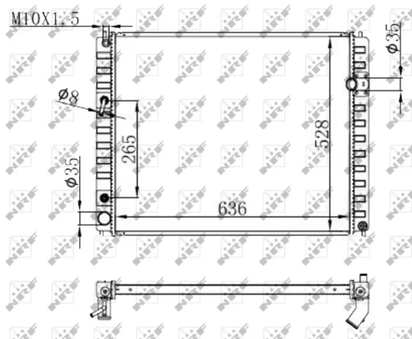 Radiador 59147 NRF