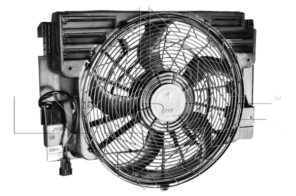 Difusor del radiador del aire acondicionado con ventilador y motor 47217 NRF