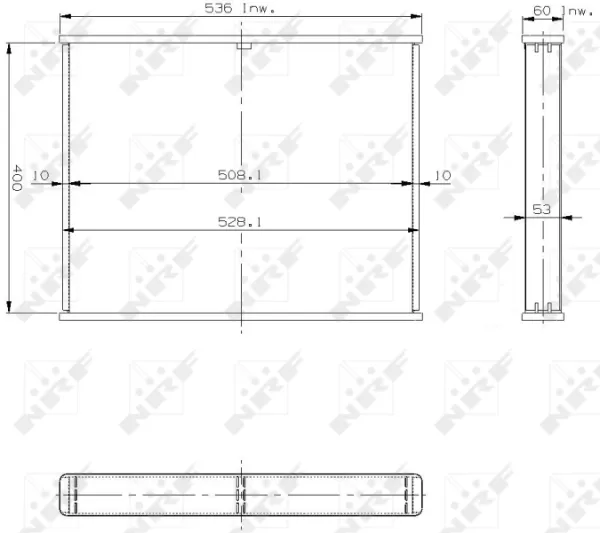 Radiador ADT39837 Blue Print