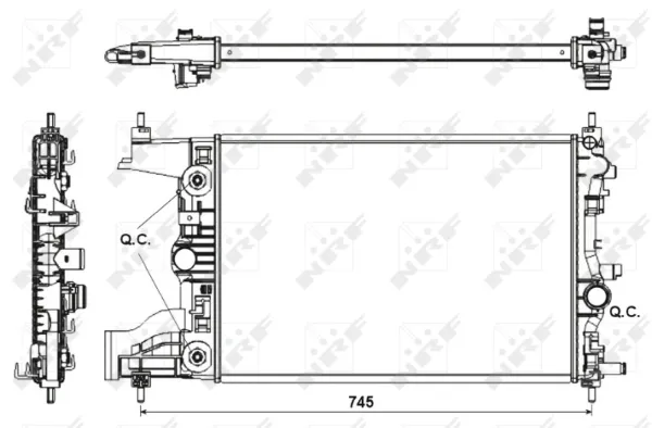 Radiador 53153 NRF