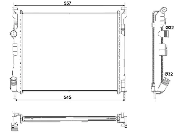 Radiador 53032 NRF