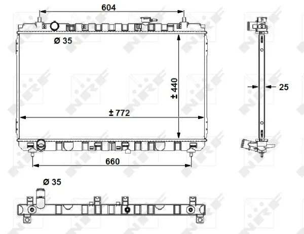 Radiador 53056 NRF