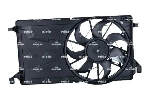 Ventilador (rodete +motor) refrigeración del motor con electromotor completo Ford Focus 2 (DA)