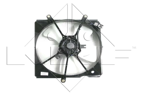 47479 NRF difusor de radiador, ventilador de refrigeración, condensador del aire acondicionado, completo con motor y rodete