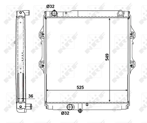 Radiador 56152 NRF