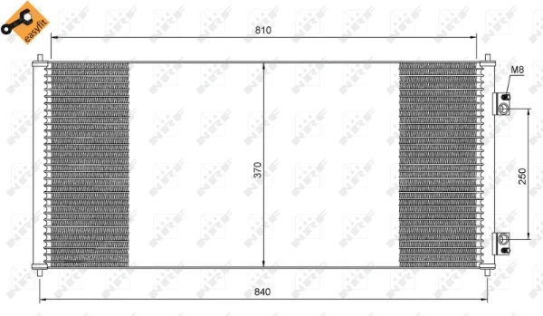 Condensador aire acondicionado Ford Transit (V184/5)