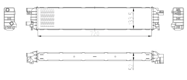 Radiador, refrigeración del motor adicional Audi A7 4GA, 4GF