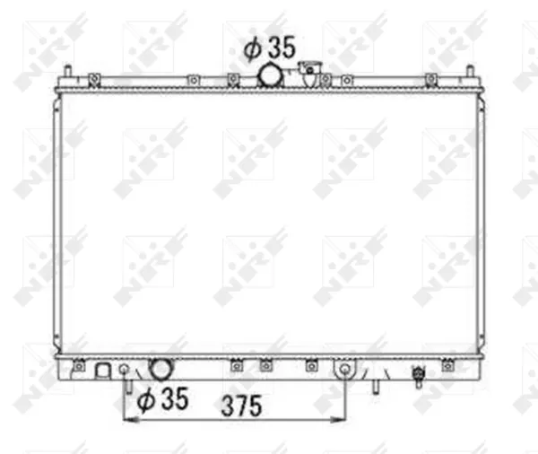 Radiador 53690 NRF