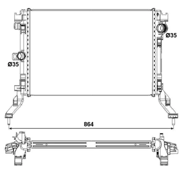 Radiador 53026 NRF
