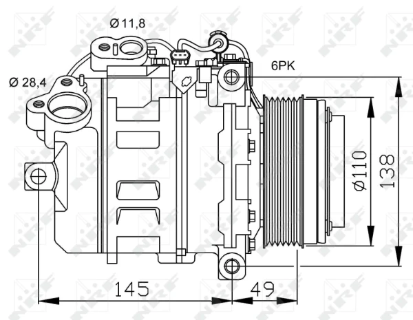 Compresor de ac на BMW 3 (E92)
