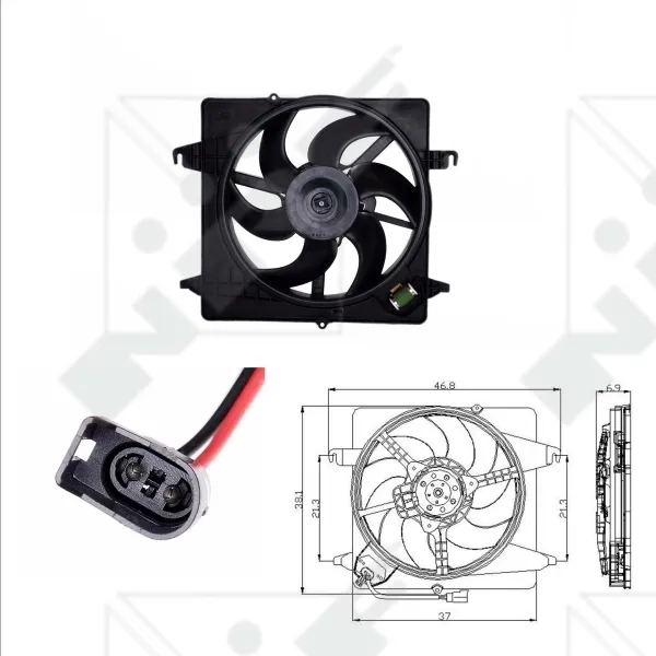 Ventilador de radiador 47019 NRF