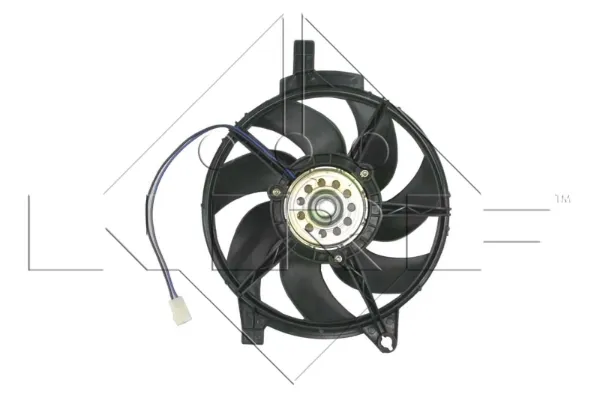 Ventilador eléctrico de intercooler completo (motor y hélice) 47445 NRF